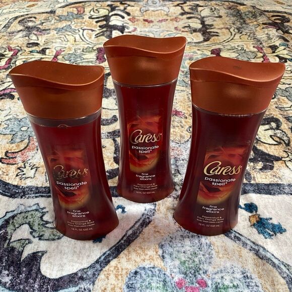 HTF Caress Body Wash bundle lot 3 Passionate Spell NEW 18oz - Picture 5 of 7
